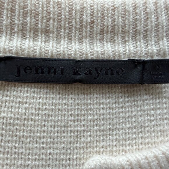 JENNI KAYNE  Women's Cooper Cardigan Ivory M - Picture 6 of 7